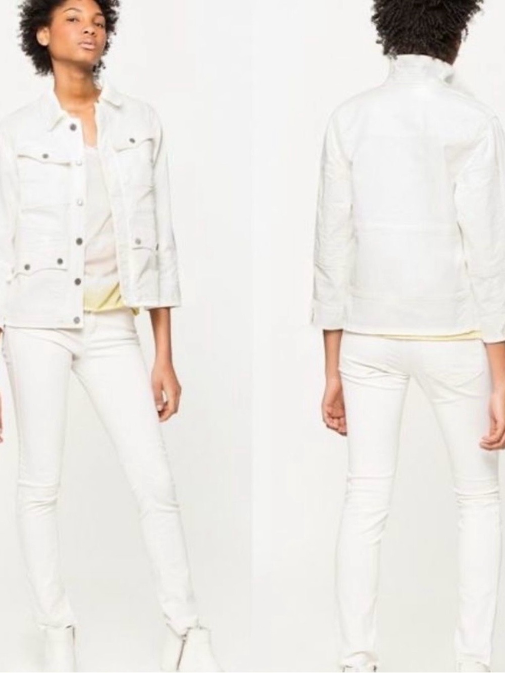 Zadig & Voltaire White Denim Jacket